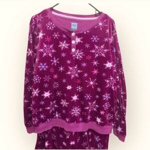 NWT Jane & Bleecker PJ'S 2 pc jogger set SIZE LARGE 💜 SUPER SOFT long sleeve